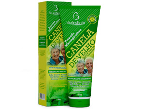 POMADA MASSAGEADORA CANELA DE VELHO COM SEBO DE CARNEIRO 150g